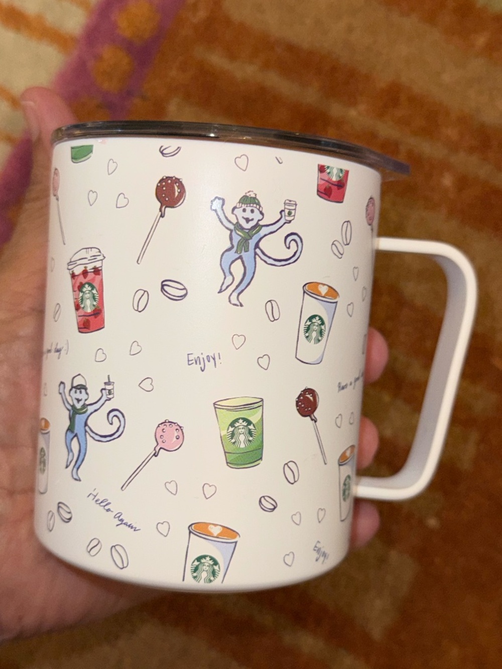 Starbucks x Roller Rabbit coffeehouse Bonanza mug LE holiday 2025 - Picture 2 of 4